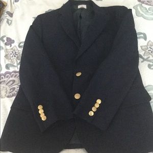 Dark navy boys blazer, like new.